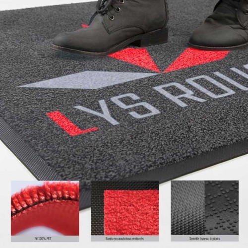 Tapis logo personnalisé