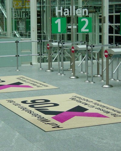 Tapis logo personnalisé